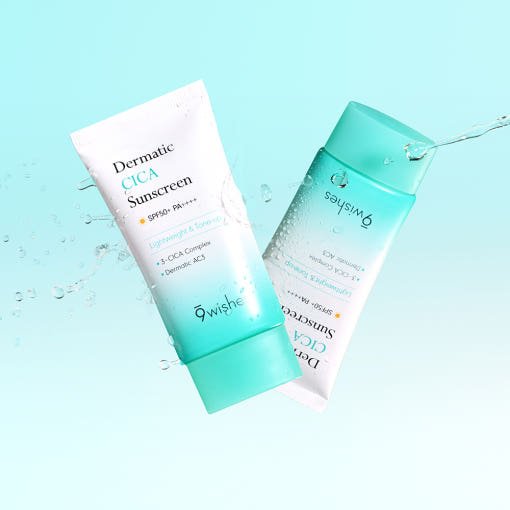 9wishes Dermatic Cica Sunscreen 50ml - TIANSHOP