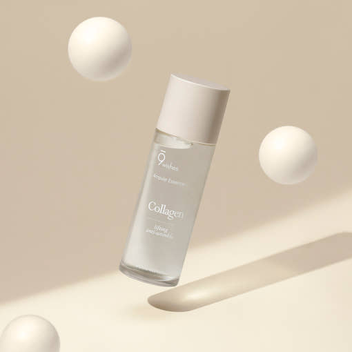 9wishes Vegan Collagen Ampoule Essence 120ml - TIANSHOP