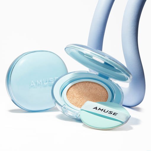 AMUSE AIRY PORE CUSHION SPF 50+ PA++++ SET 15g + 15g(Refill) (5 Colors) - TIANSHOP