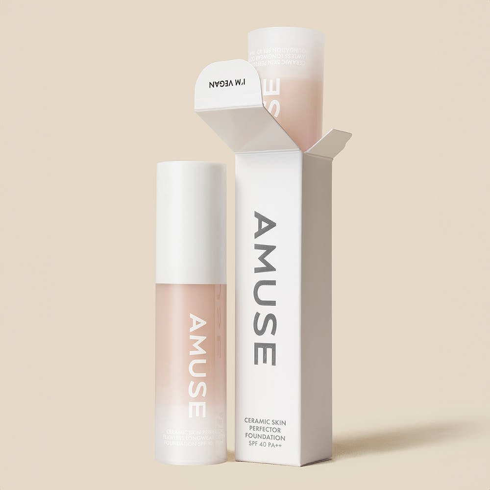 AMUSE Ceramic Skin Perfector Foundation Mini 15mL SPF40 PA++(3 Colors) - TIANSHOP