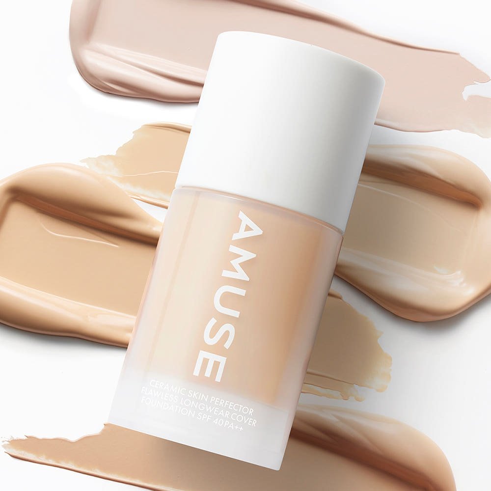 AMUSE Ceramic Skin Perfector Foundation SPF40 PA++ 30ml (4 Colors) - TIANSHOP
