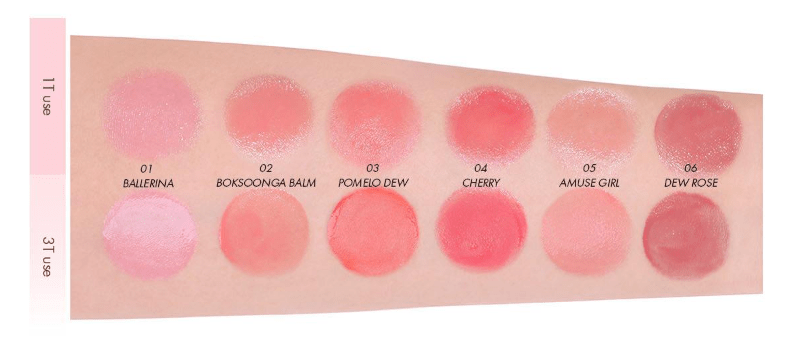 Amuse Dew Balm 3.2g (6 Colors) - TIANSHOP