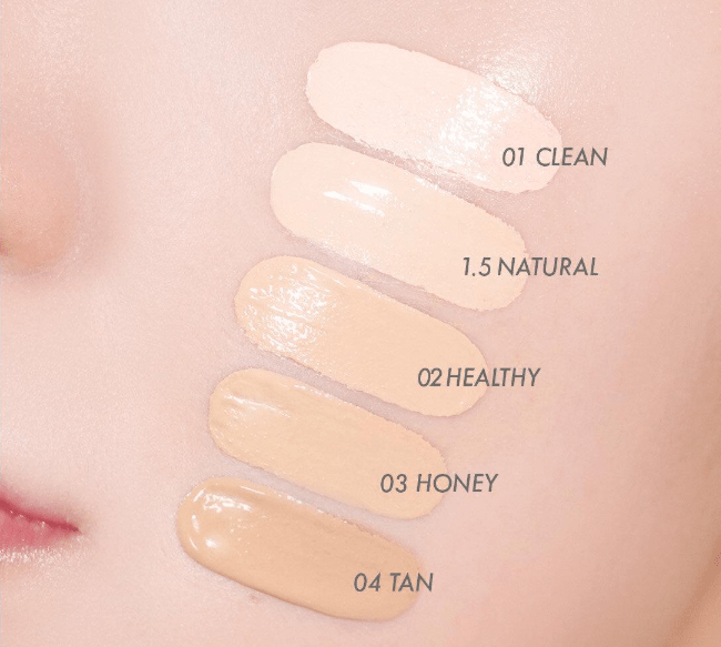 AMUSE Dew Jelly Master Cushion SPF38 PA+++ 15g + 15g(Refill) (4 Colors) - TIANSHOP