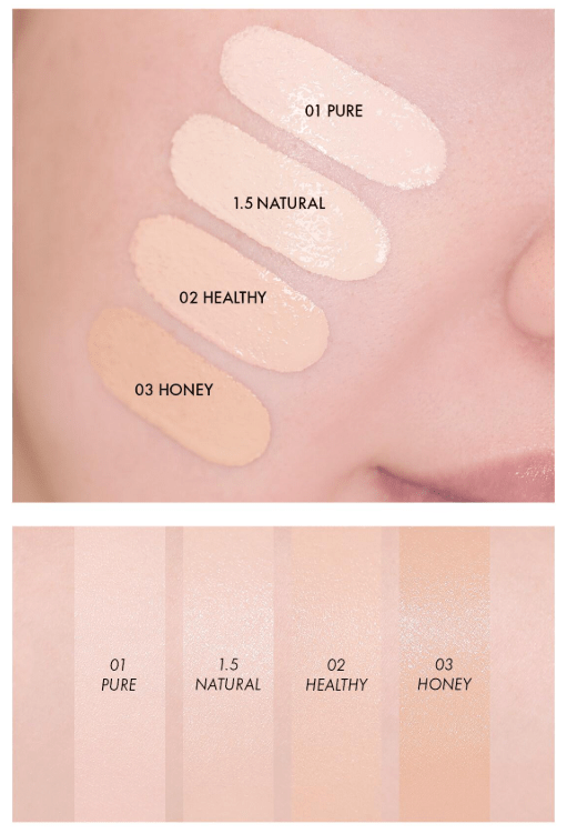 AMUSE Dew Wear Foundation SPF50+ PA++++ SET 35ml + 35ml(Refill) (4 Colors) - TIANSHOP