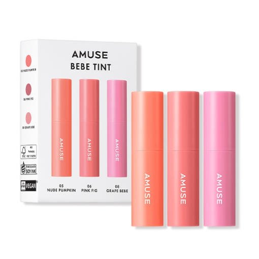 AMUSE Mini Bebe Tint SET 1.3g X 3ea - TIANSHOP