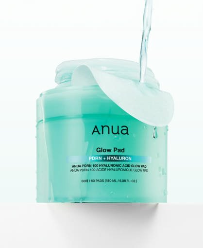 Anua PDRN 100 Hyaluronic Acid Glow Pad 60P/180ml - TIANSHOP