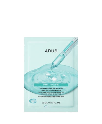 Anua PDRN Hyaluronic Acid Capsule 100 Serum Mask Sheet 23ml*10ea - TIANSHOP