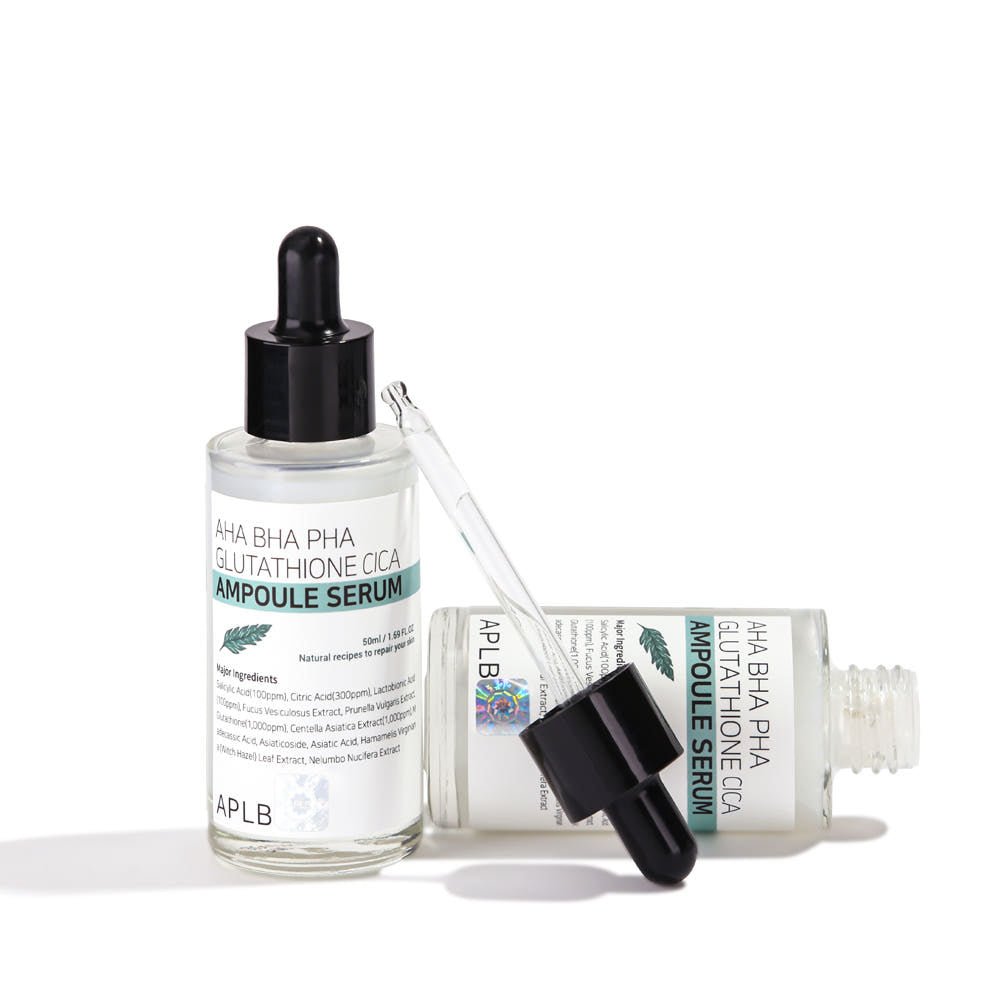 APLB AHA BHA PHA Glutathione Cica Ampoule Serum 50ml - TIANSHOP