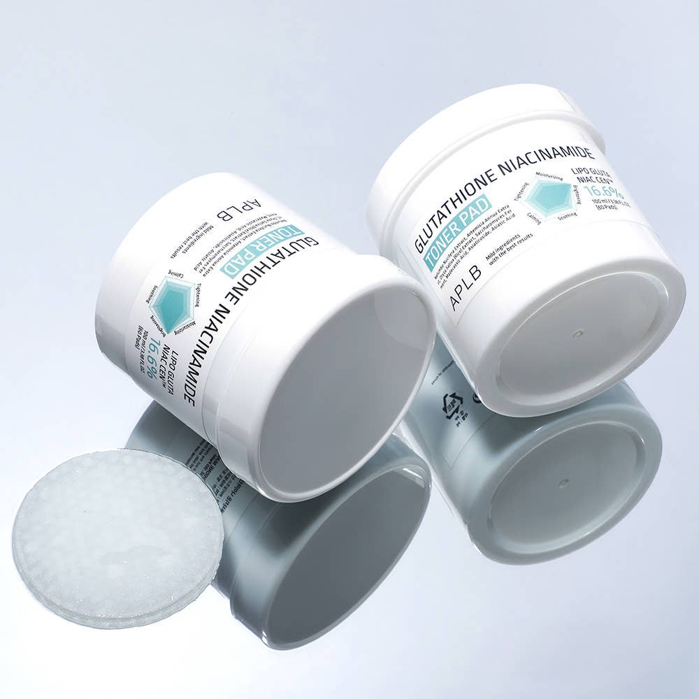 APLB Glutathione Niacinamide Toner Pad 100ml/60pads - TIANSHOP