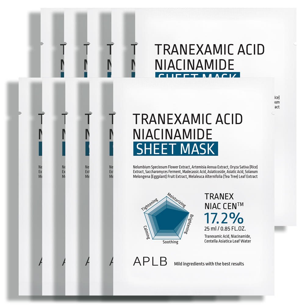 APLB Tranexamic Acid Niacinamide Sheet Mask 25ml X 10ea - TIANSHOP