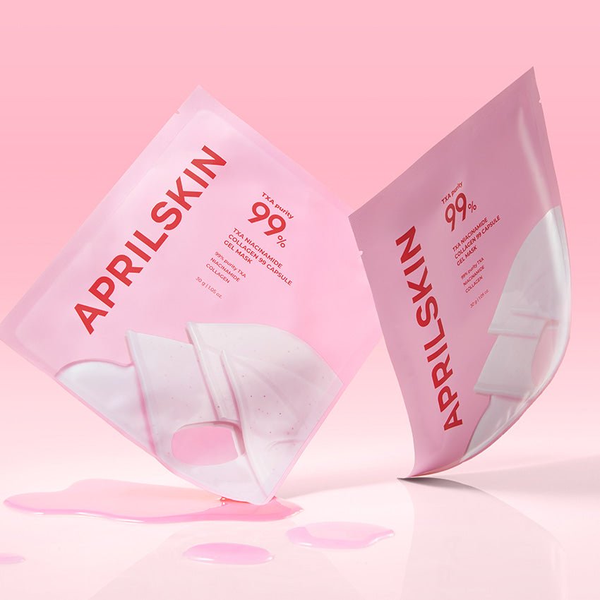 APRILSKIN TXA Niacinamide Collagen 99 Capsule Gel Mask 30g X 4ea - TIANSHOP
