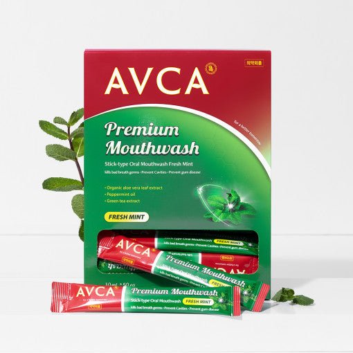 AVCA Stick - Type Oral Mouthwash Fresh Mint 10ml X 50ea - TIANSHOP