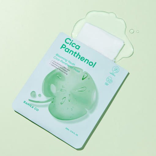 BANILA CO Blooming Youth Cica Panthenol Mask 22ml X 10ea - TIANSHOP
