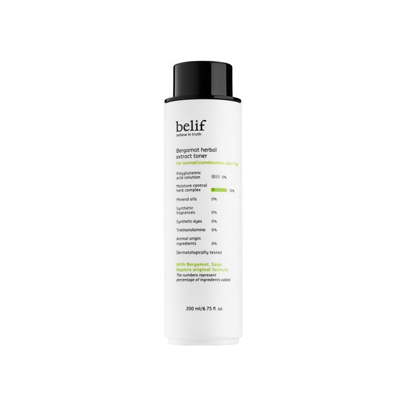 belif BERGAMOT HERBAL EXTRACT TONER 200ml - TIANSHOP