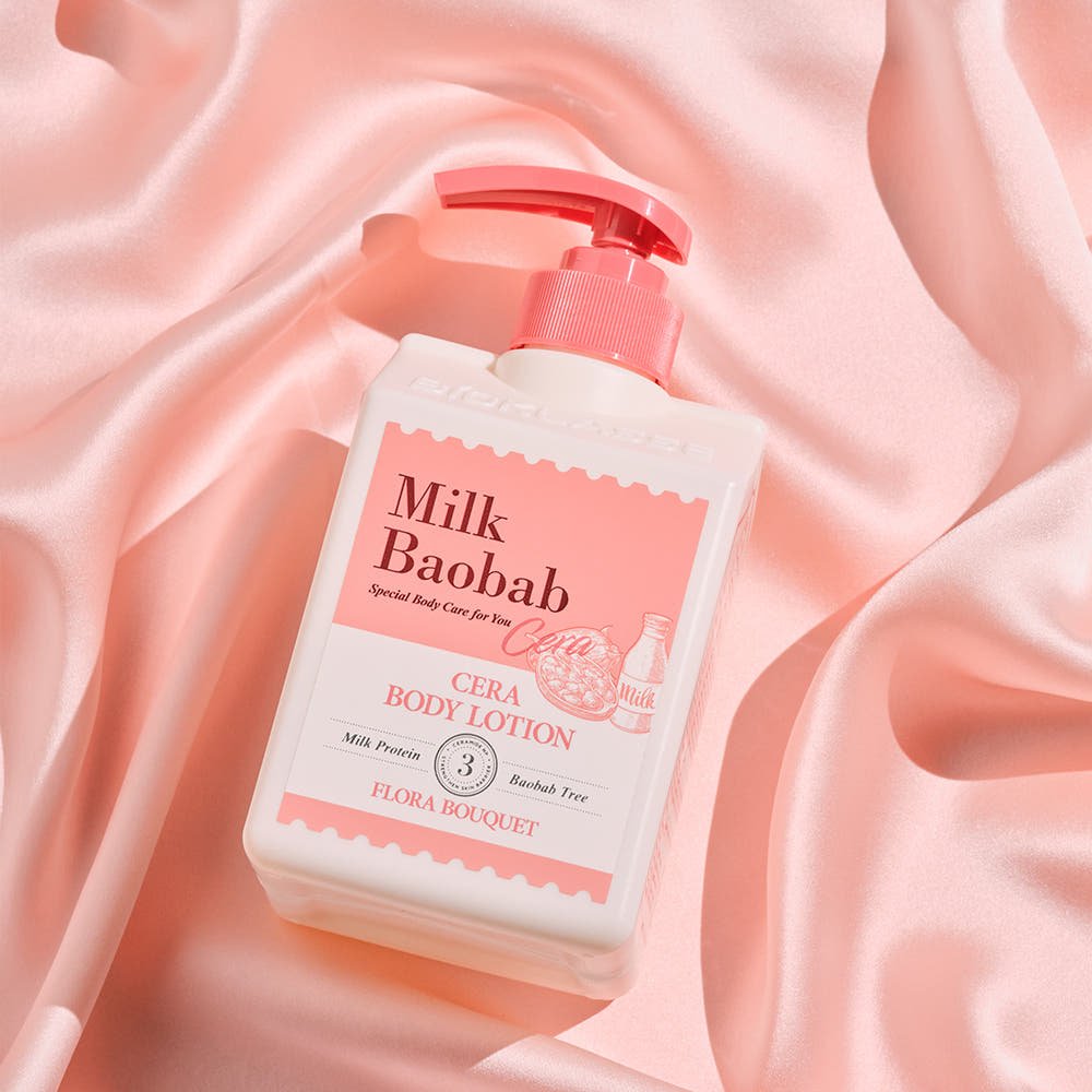 BIOKLASSE MILK BAOBAB CERA Body Lotion 600ml Flora Bouquet - TIANSHOP