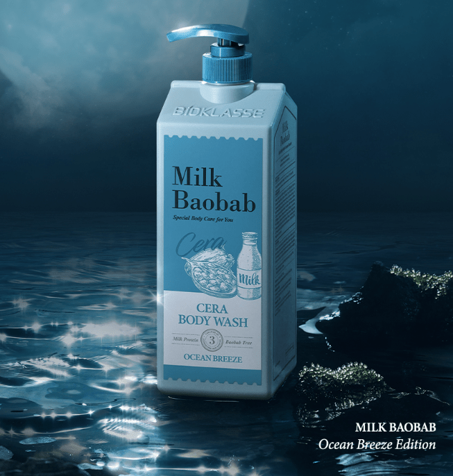 BIOKLASSE MILK BAOBAB CERA Body Wash 1200ml Ocean Breeze - TIANSHOP