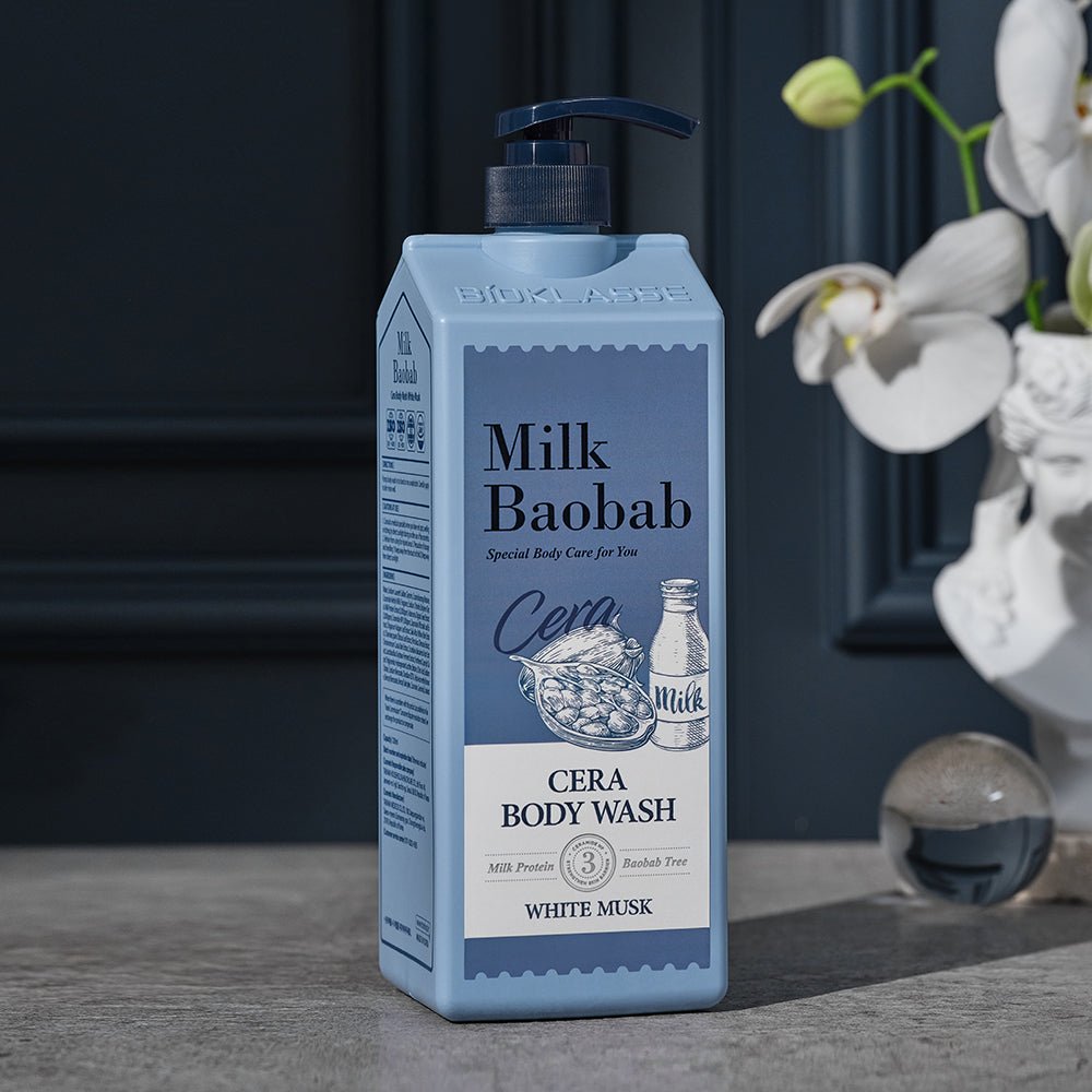 BIOKLASSE MILK BAOBAB CERA Body Wash 1200ml White Musk - TIANSHOP