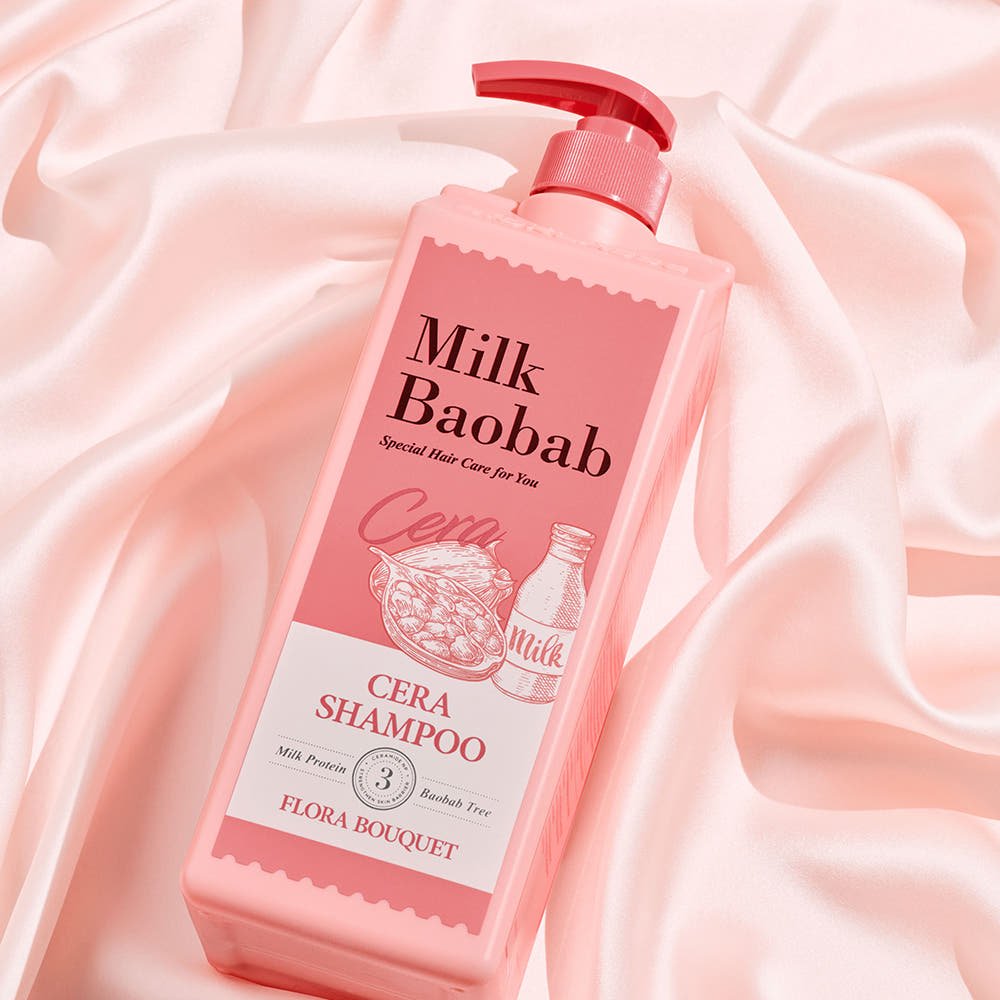 BIOKLASSE MILK BAOBAB CERA Hair Shampoo 1200ml Flora Bouquet - TIANSHOP