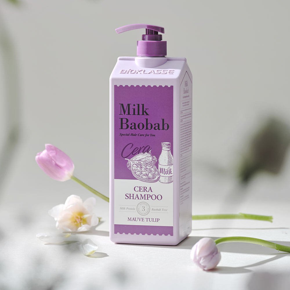 BIOKLASSE MILK BAOBAB Cera Hair Shampoo 1200ml Mauve Tulip - TIANSHOP