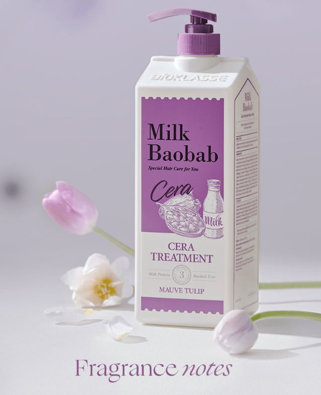 BIOKLASSE Milk Baobab Cera Hair Treatment 1200ml Mauve Tulip - TIANSHOP