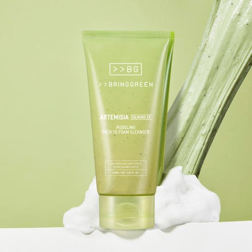 BRINGGREEN Artemisia Calming EX Modeling Pack to Foam Cleanser 120ml - TIANSHOP
