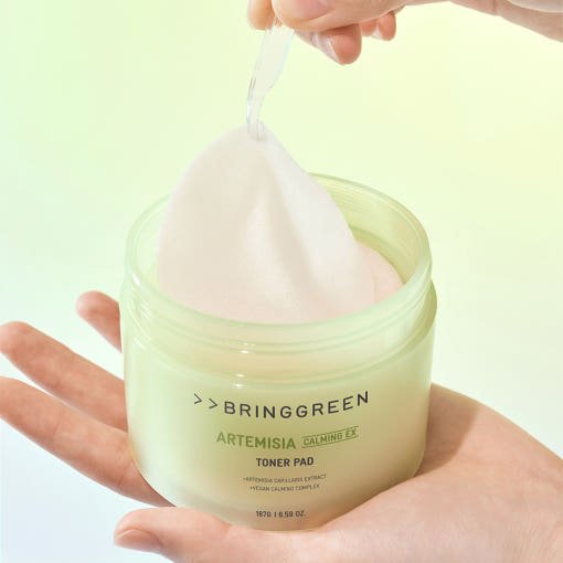 BRINGGREEN Artemisia Calming EX Toner Pad 187g/75pads - TIANSHOP