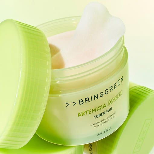 BRINGGREEN Artemisia Calming EX Toner Pad 187g/75pads - TIANSHOP