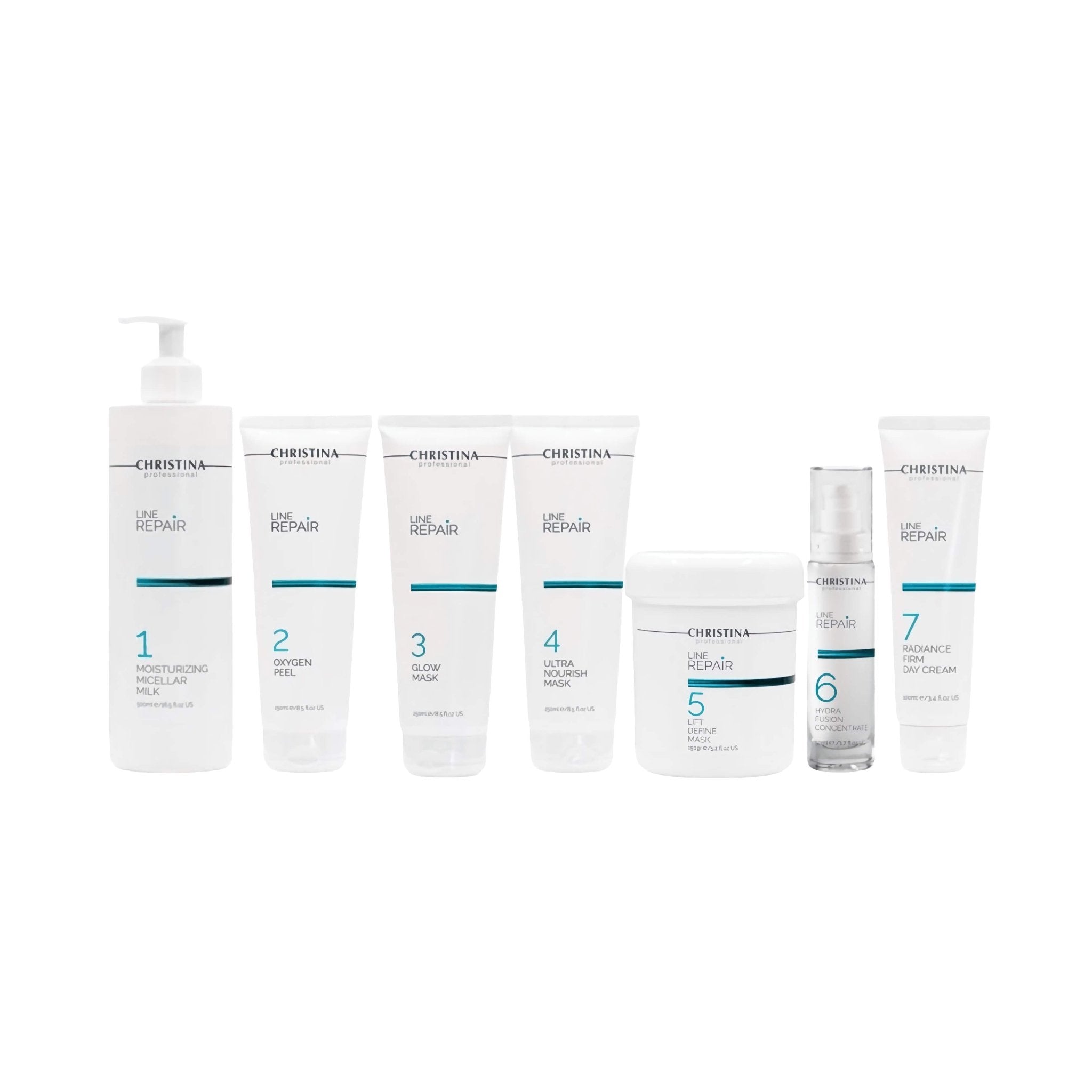 Christina Line Repair - 7 Products - Professional Salon Kit 1550ml - TIANSHOP