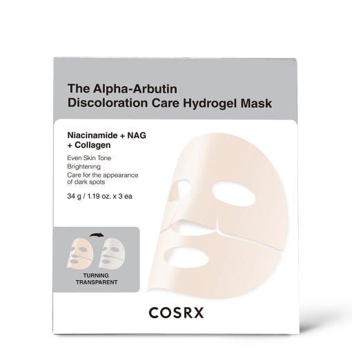 COSRX The Alpha - Arbutin Discoloration Care Hydrogel Mask 34g X 3ea - TIANSHOP