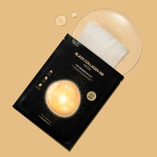 Dr.G Black Collagen 300 Mask 27g X 4ea - TIANSHOP