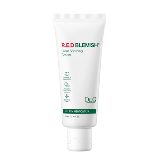 Dr.G RED BLEMISH Clear Soothing Cream 70ml (Tube Type) - TIANSHOP
