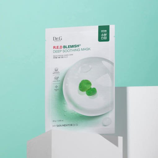 Dr.G RED BLEMISH Deep Soothing Mask 28g X 10ea - TIANSHOP