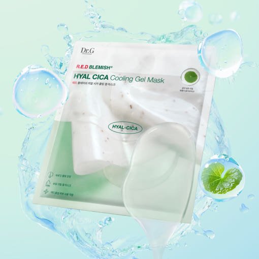 Dr.G RED BLEMISH HYAL CICA Cooling Gel Mask 27g X 10ea - TIANSHOP