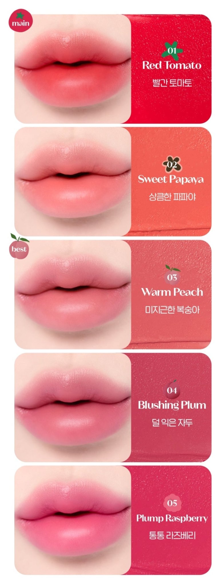 ETUDE Fruity Lip & Cheek Blur Balm 2.3g - TIANSHOP