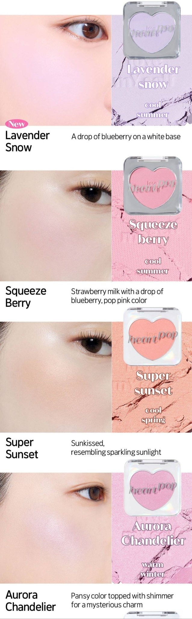 ETUDE Heart Pop Blusher 4g - TIANSHOP