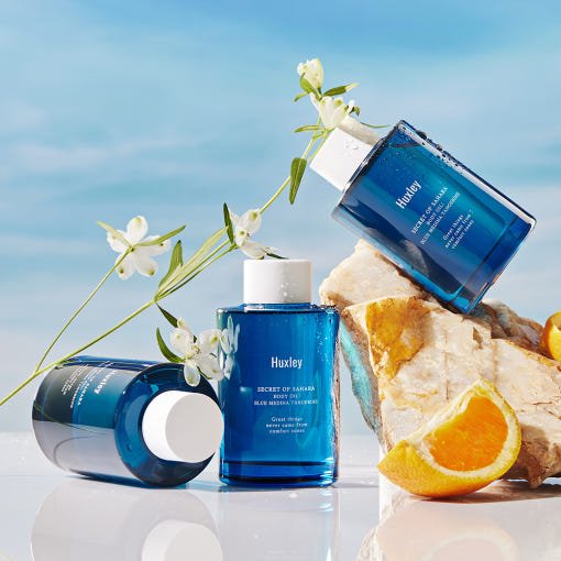 Huxley Body Oil 100ml Blue Medina Tangerine - TIANSHOP