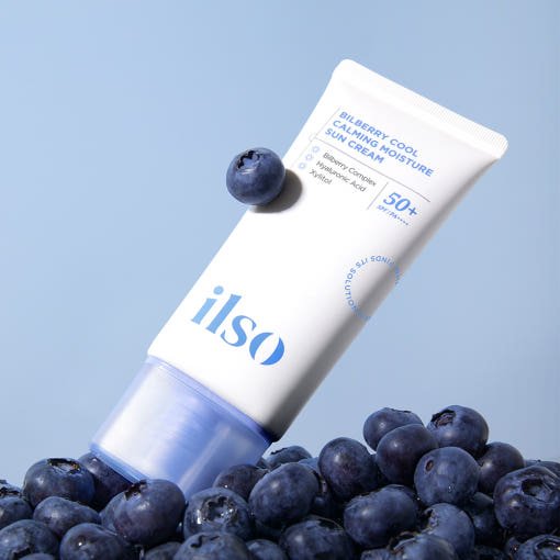 ilso Bilberry Cool Calming Moisture Sun Cream SPF 50+ PA++++ 50ml - TIANSHOP