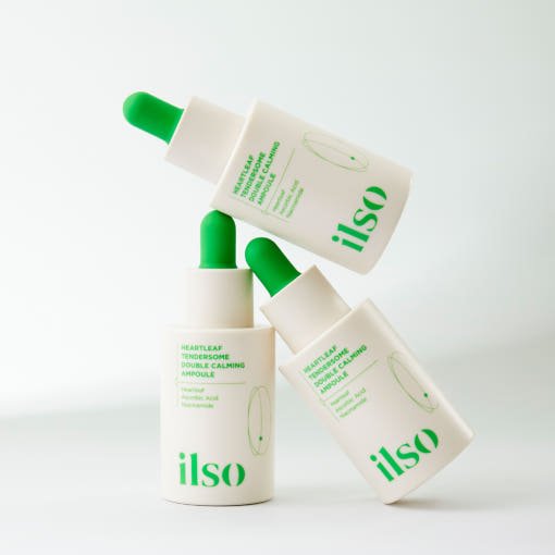 ilso Heartleaf Tendersome Double Calming Ampoule 30ml - TIANSHOP