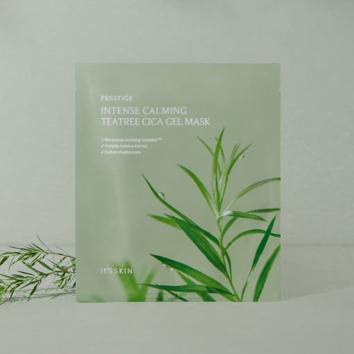 It'S SKIN Prestige Intense Calming Tea Tree Cica Gel Mask 30g X 10ea - TIANSHOP