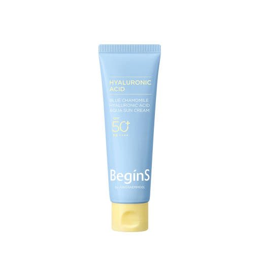 JUNGSAEMMOOL Blue Chamomile Hyaluronic Acid Aqua Sun Cream SPF 50+ PA++++ 50ml - TIANSHOP