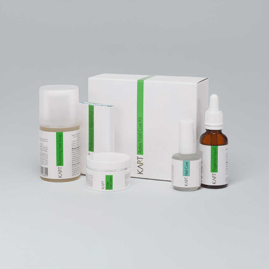 Kart Effective Professional Feet - 5 Products Active Nail Cure kit - TIANSHOP