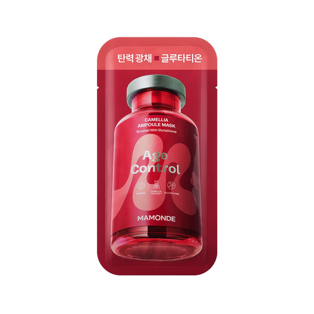 Mamonde Age Control Camellia Ampoule Mask 23ml x 10ea - TIANSHOP