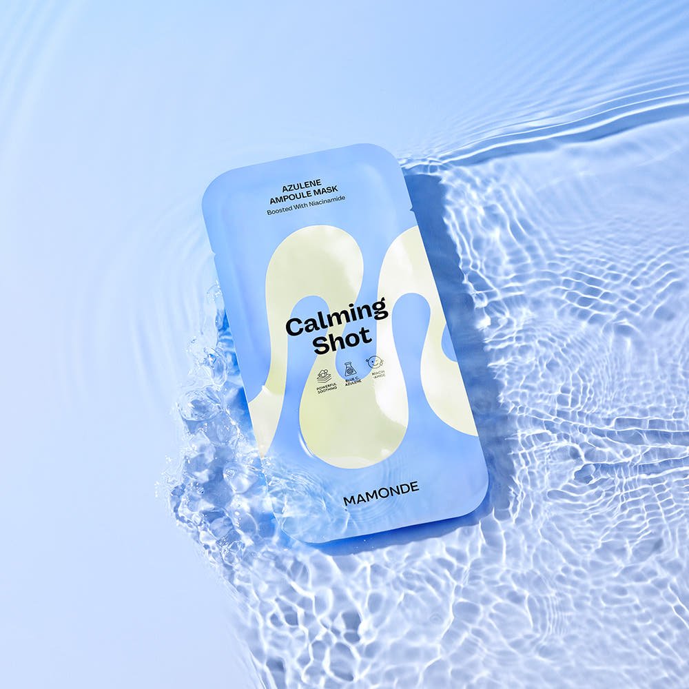 Mamonde Calming Shot Azulene Ampoule Mask 23ml X 10ea - TIANSHOP
