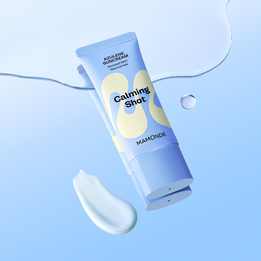 Mamonde Calming Shot Azulene Suncream SPF50+ PA++++ 35ml - TIANSHOP