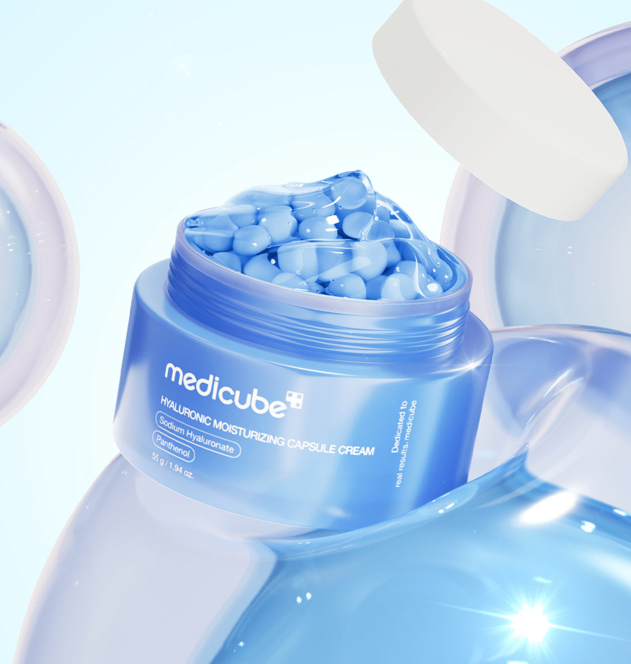 medicube Hyaluronic Moisturizing Capsule Cream 55g - TIANSHOP