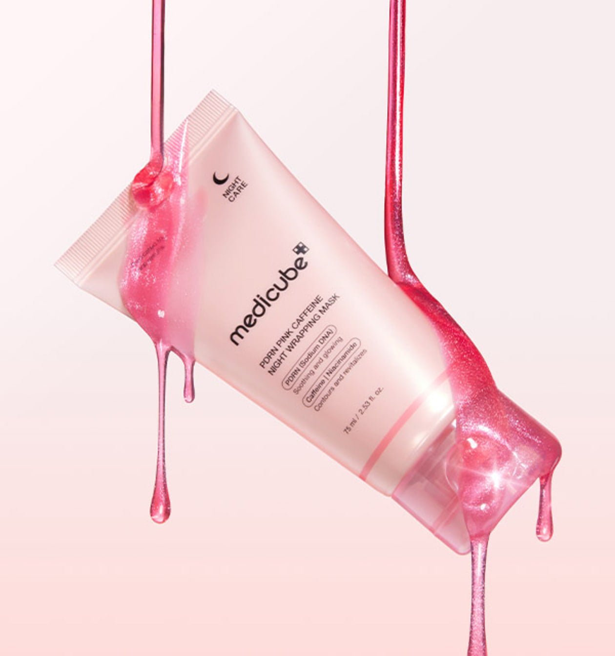 medicube PDRN Pink Caffeine Night Wrapping Mask 75ml - TIANSHOP