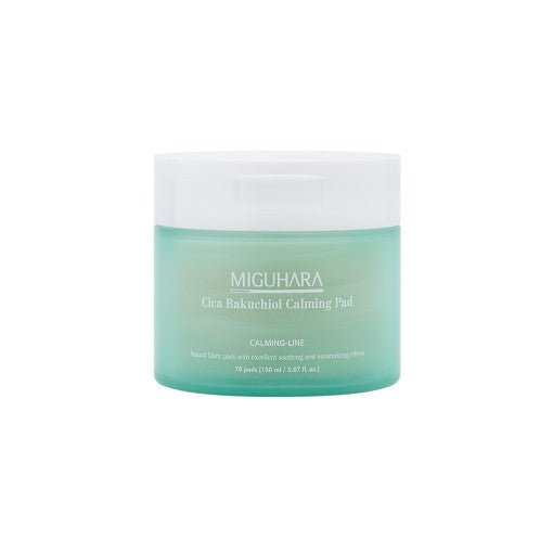 MIGUHARA Cica Bakuchiol Calming Pad 70 pads 150ml - TIANSHOP