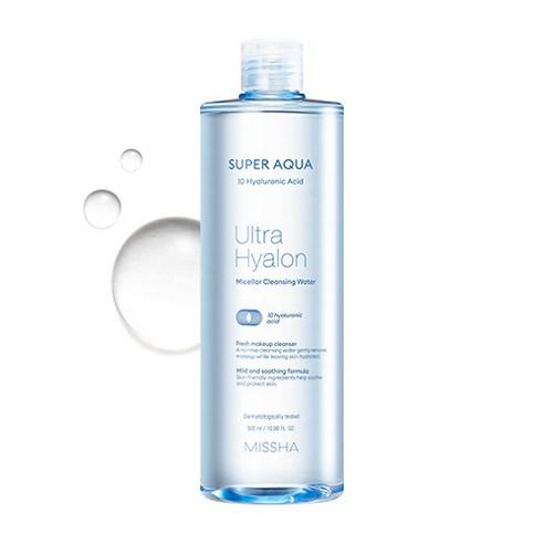 MISSHA Super Aqua Ultra Hyalron Cleansing Water 500ml - TIANSHOP