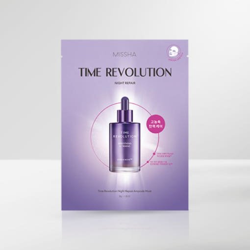 MISSHA Time Revolution Night Repair Ampoule Mask 30ml X 5ea - TIANSHOP