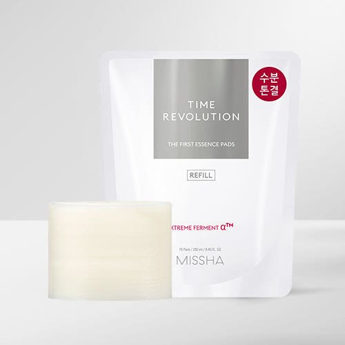 MISSHA Time Revolution The First Essence Pad 250ml/75pads (Refill) - TIANSHOP